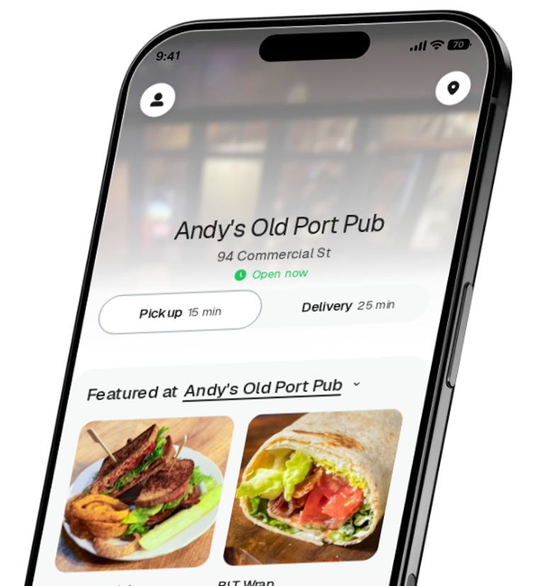 Andy's Old Port Pub app preview